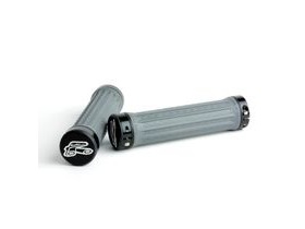 Renthal Traction Lock-On Grips 130mm Med Grey