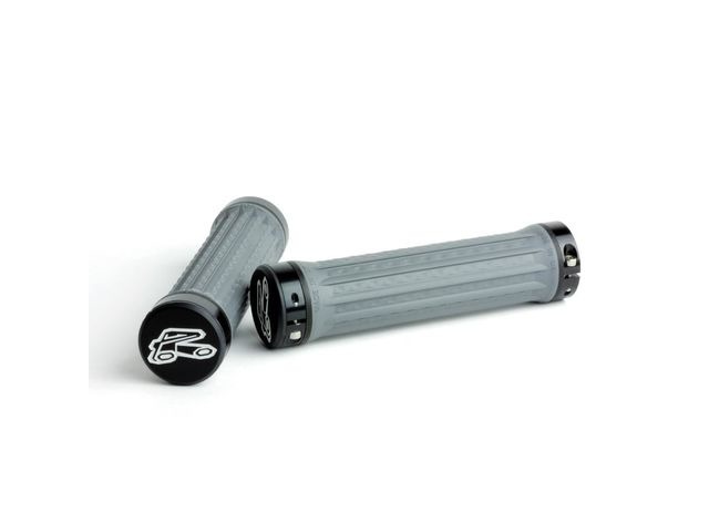 Renthal Traction Lock-On Grips 130mm Med Grey click to zoom image