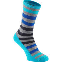 Madison Isoler Merino 3-season sock, blue fade