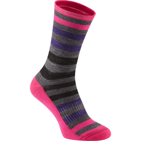 Madison Isoler Merino 3-season sock, pink pop click to zoom image