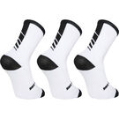 Madison Freewheel coolmax long sock triple pack, white click to zoom image