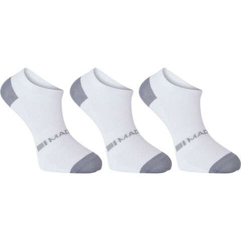 Madison Freewheel coolmax low sock triple pack, white click to zoom image