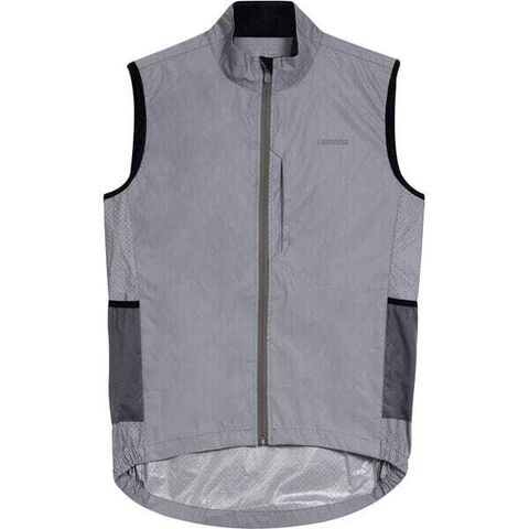 Madison Stellar Shine Reflective men's gilet - reflective silver click to zoom image