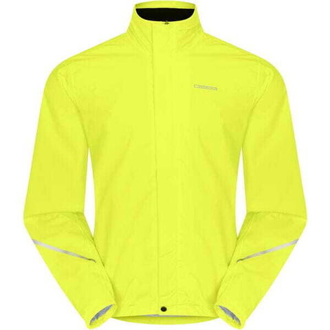 Madison Protec men's 2-Layer waterproof jacket, hi-viz yellow click to zoom image