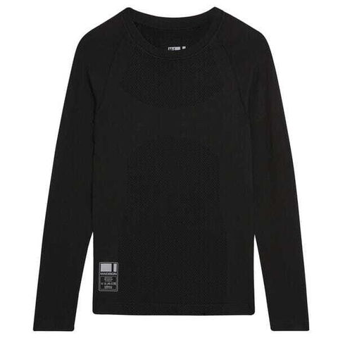 Madison Isoler mesh men's long sleeve baselayer - black click to zoom image