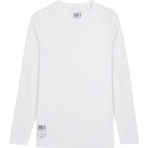 Madison Isoler mesh men's long sleeve baselayer - white click to zoom image