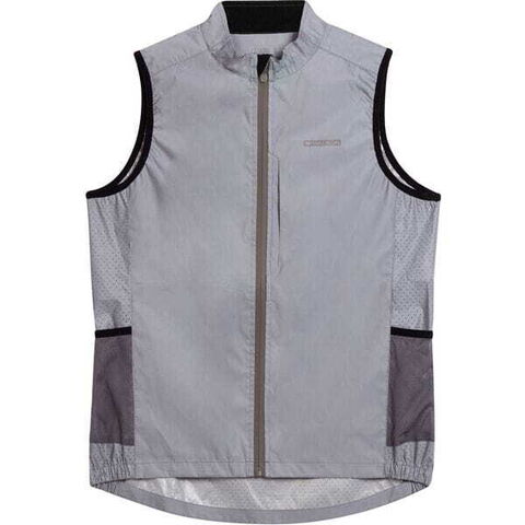 Madison Stellar Shine Reflective women's gilet - reflective silver click to zoom image