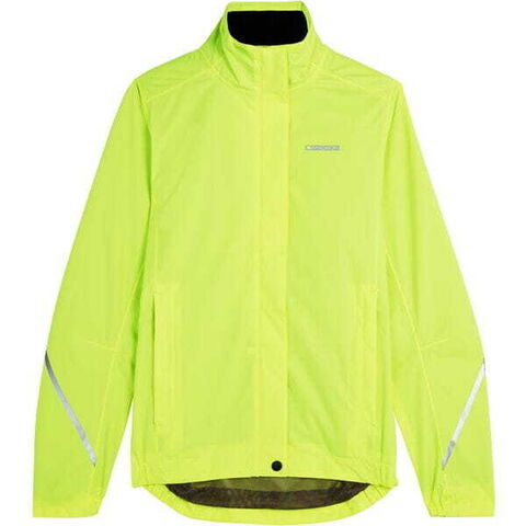 Madison Protec women's 2-layer waterproof jacket - hi-viz yellow click to zoom image