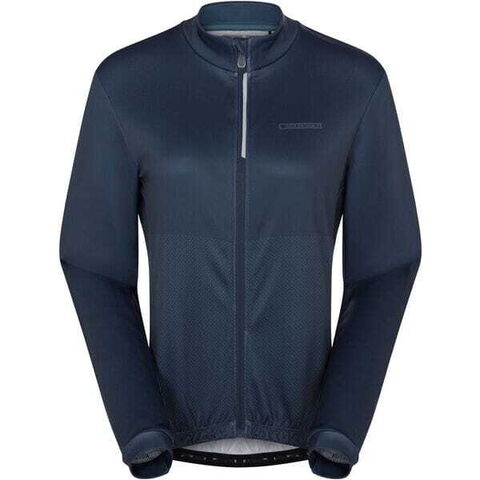 Madison Sportive women's long sleeve thermal jersey - navy haze click to zoom image