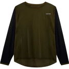 Madison Flux men's long sleeve jersey - dark olive / black click to zoom image