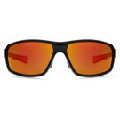 Madison Target Glasses - gloss black / fire mirror click to zoom image