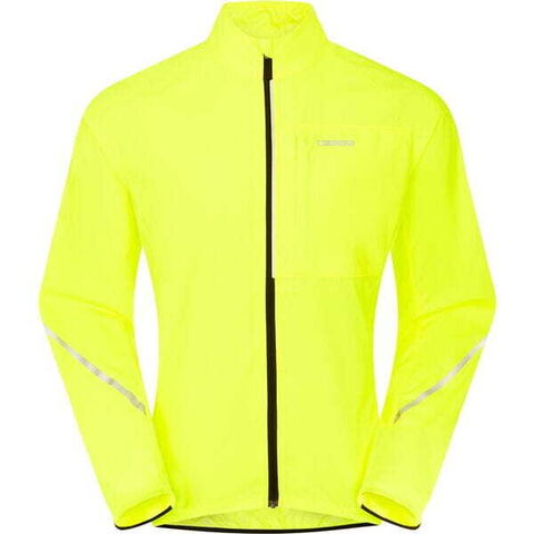 Madison Freewheel men's packable jacket, hi-viz yellow click to zoom image