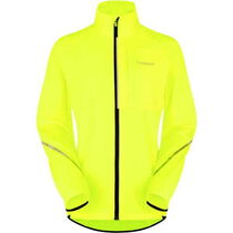 Madison Freewheel women's Packable jacket, hi-viz yellow