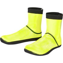 Madison Stellar Reflective Open Sole overshoes, black / hi-viz yellow