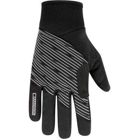 Madison Stellar Reflective Windproof Thermal gloves, black click to zoom image