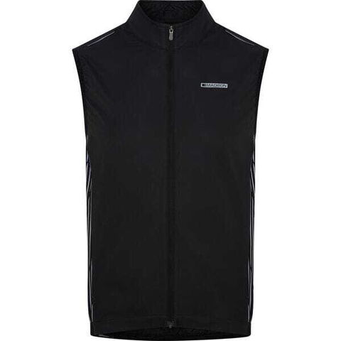 Madison Stellar Reflective windproof men's gilet, black click to zoom image