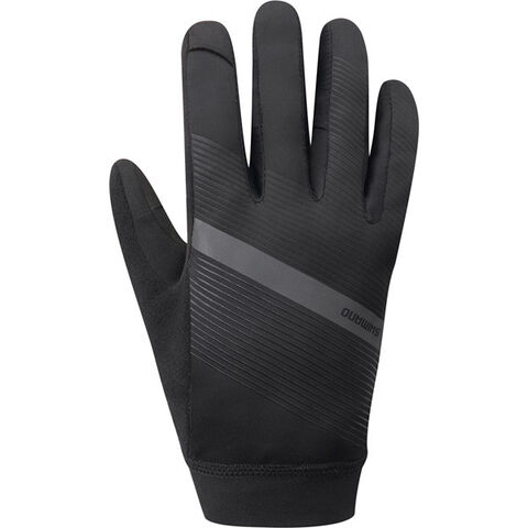 Shimano Clothing Men's Wind Control Glove, Black click to zoom image