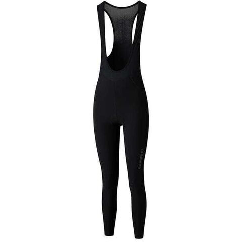 Shimano Clothing Women's, Kaede Bib Tights, Black click to zoom image