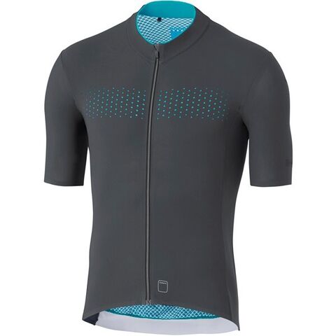 Shimano Clothing Men's Evolve Jersey, Charcoal click to zoom image