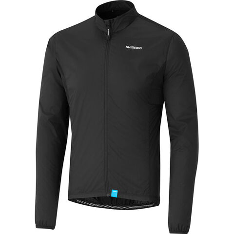 Shimano Clothing Men's Compact Windbreaker, Black click to zoom image