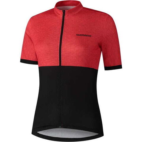 Shimano Clothing Women's Element Jersey, Tea Berry click to zoom image