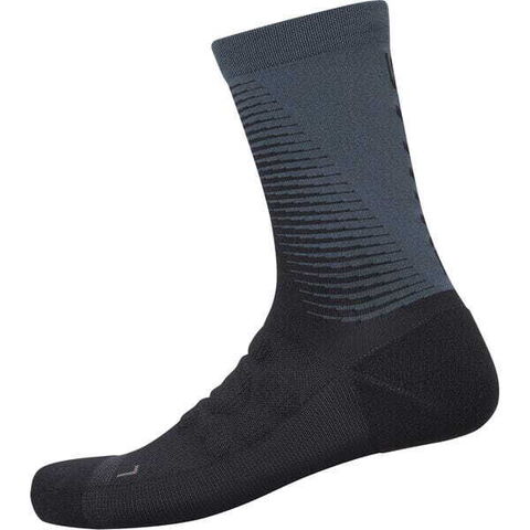 Shimano Clothing Unisex S-PHYRE Tall Socks, Black/Grey click to zoom image