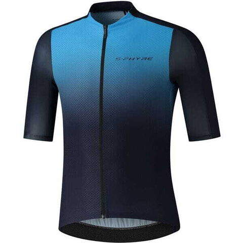 Shimano Clothing Men's, S-PHYRE FLASH Jersey, Blue click to zoom image