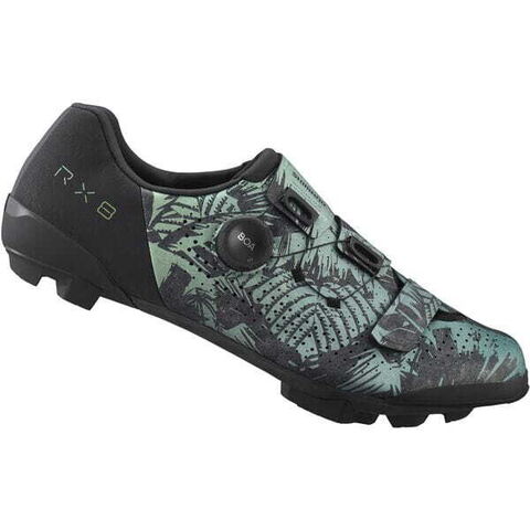 Shimano Clothing RX8 (RX801) Shoes, Tropical Leaves click to zoom image