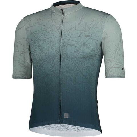 Shimano Clothing Men's, Breakaway Jersey, Moss Green click to zoom image