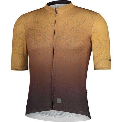 Shimano Clothing Men's, Breakaway Jersey, Mustard Yellow click to zoom image