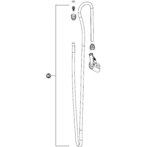 Park Tool 1099 Complete Head/Hose Assembly for PFP4 click to zoom image