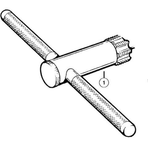 Park Tool 676 Handle weldment with arbour for BTS1 click to zoom image