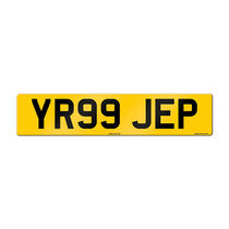 Number Plate Car Standard Oblong Rear 520x111mm